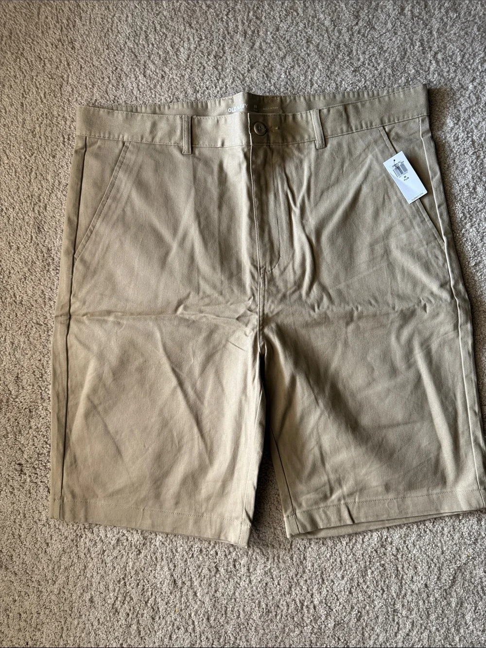 Old Navy Boy Khaki Straight Trousers in Light Tan Size 20 Plus
